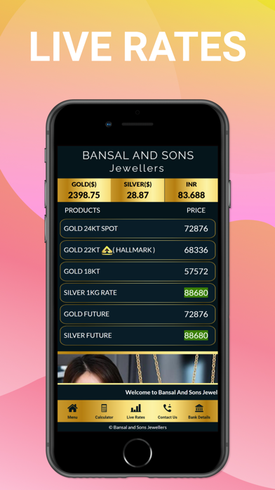 Bansal And Sons Jewellers Screenshot