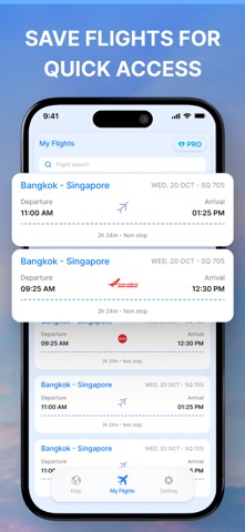 AirScope: Flight Radar & Route Screenshot 3 of 5