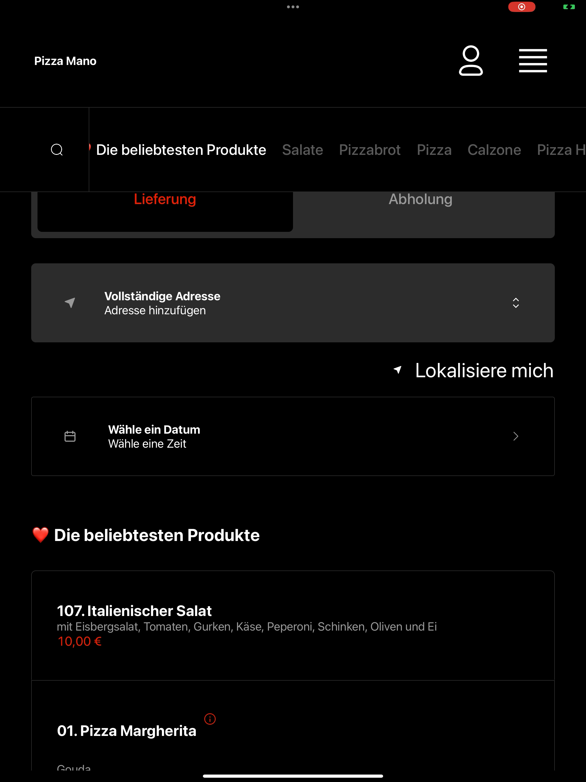 Pizza Mano screenshot 10