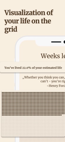 Lifetime Ahead: Visualize Life screenshot