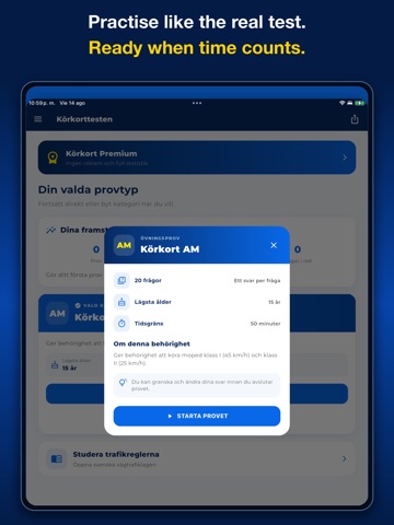 Swedish Driving Theory Test iPad screenshot