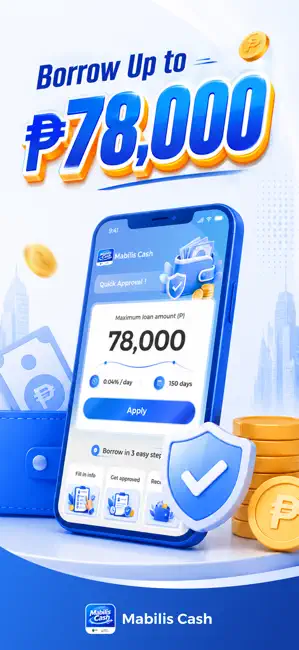 Mabilis Cash : Fast Peso Loan iPhone screenshot 1