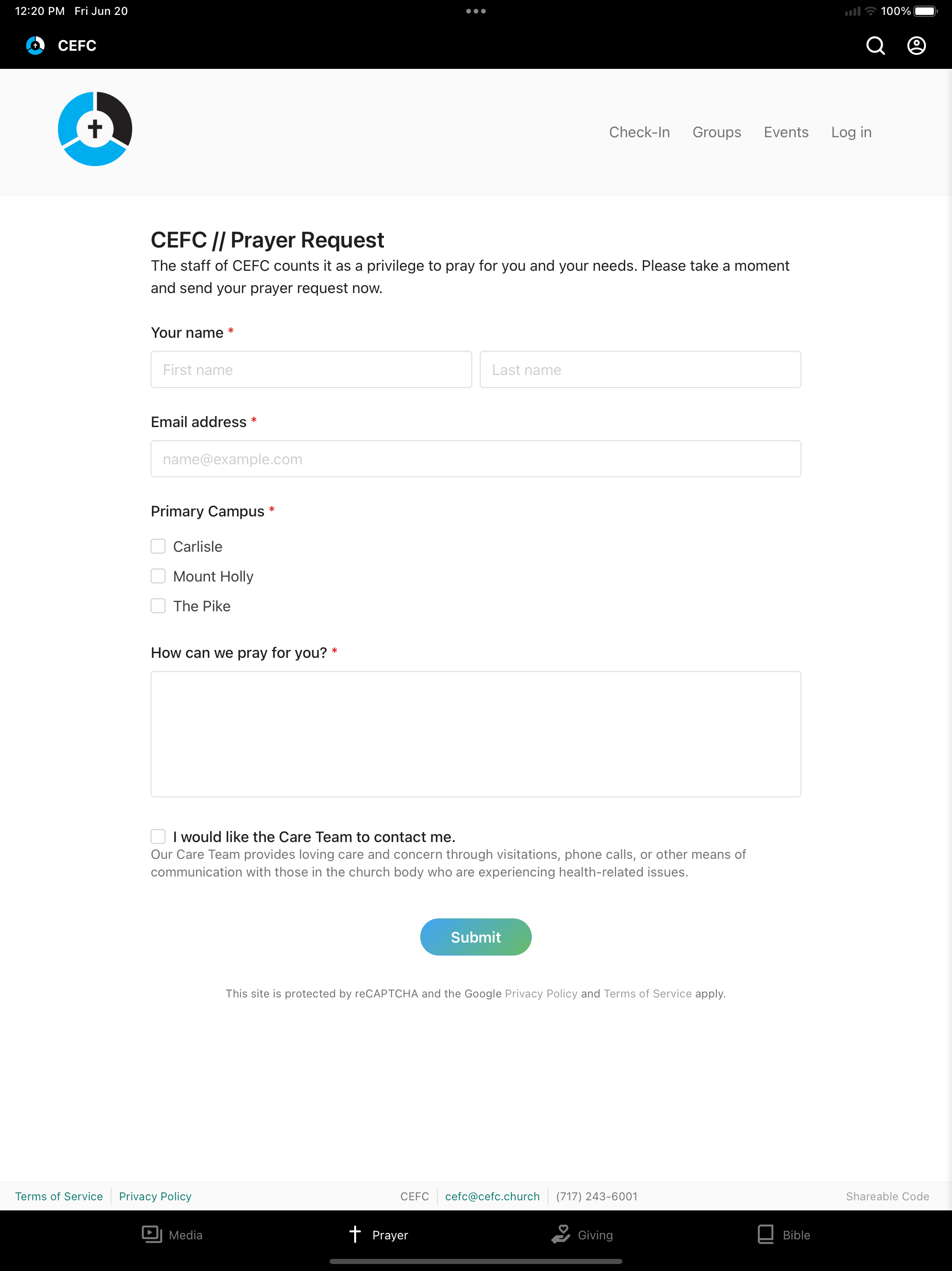 CEFC Church screenshot 5