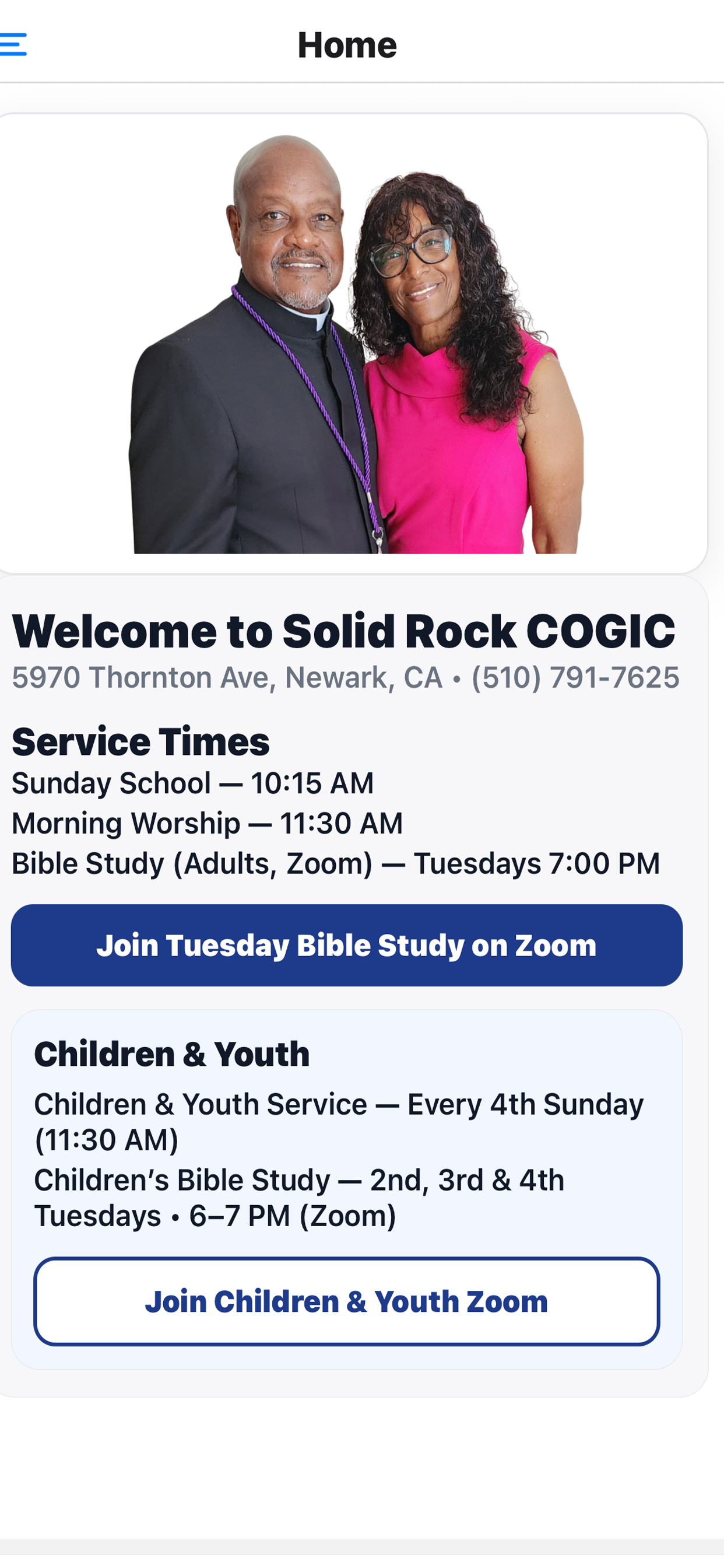 Solid Rock COGIC Newark screenshot 3