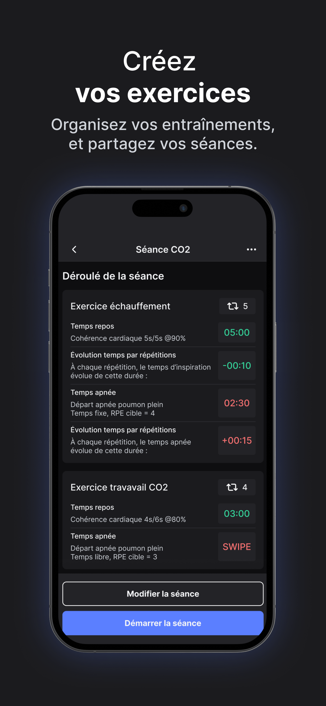 ApneaCoach: Entraînement Apnée screenshot 6
