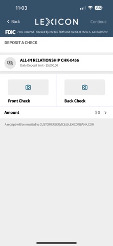 Lexicon Bank screenshot