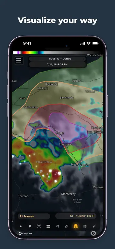 RadarOmega: Doppler Radar App screenshot 7 of 10