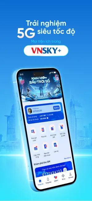 VNSKY – Mua SIM & Gói Cước iPhone screenshot 1