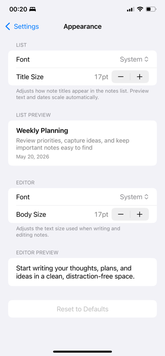 PlainNotes Offline Screenshot 6 of 6