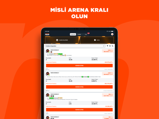 Misli - İddaa Canlı Bahis iPad screenshot 3