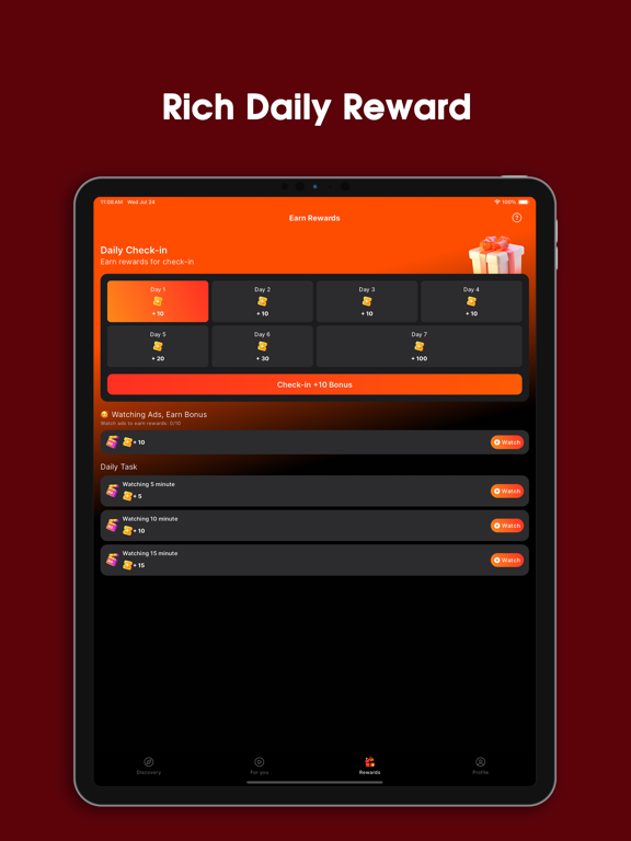 DramaHub: Daily Drama Shorts iPad screenshot 5 - Entertainment app