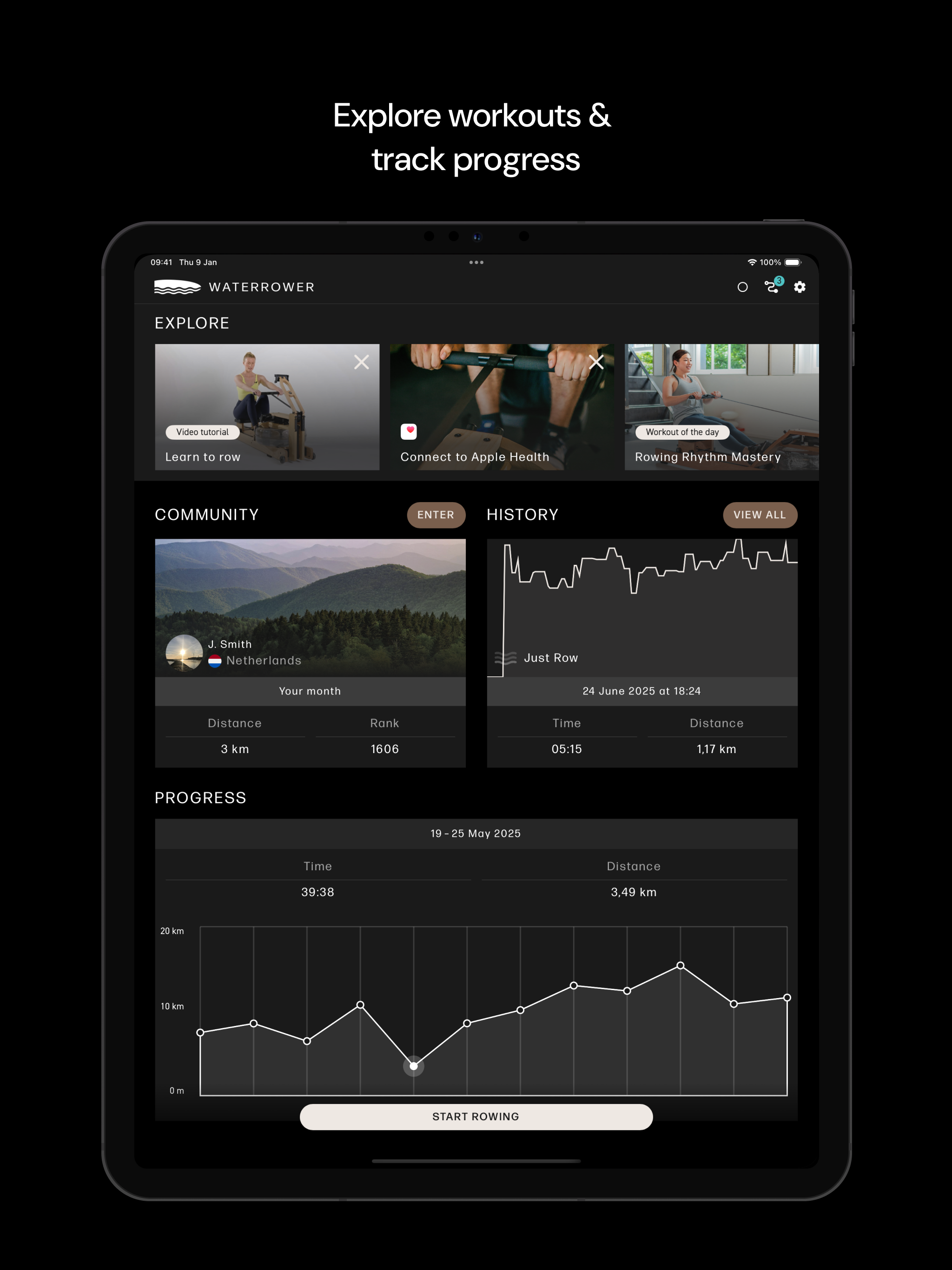 WATERROWER Connect screenshot 8
