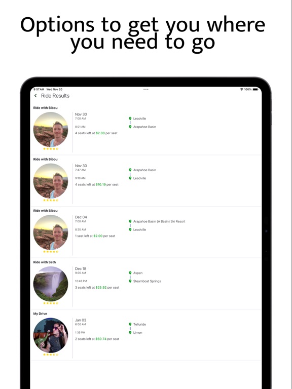 TreadShare iPad screenshot 3 - Travel app