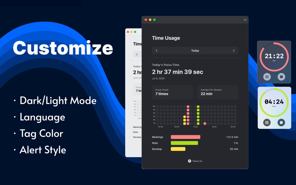 #6. TimerLite: Pomodoro & Tracker (macOS) 由: 虹宇 徐