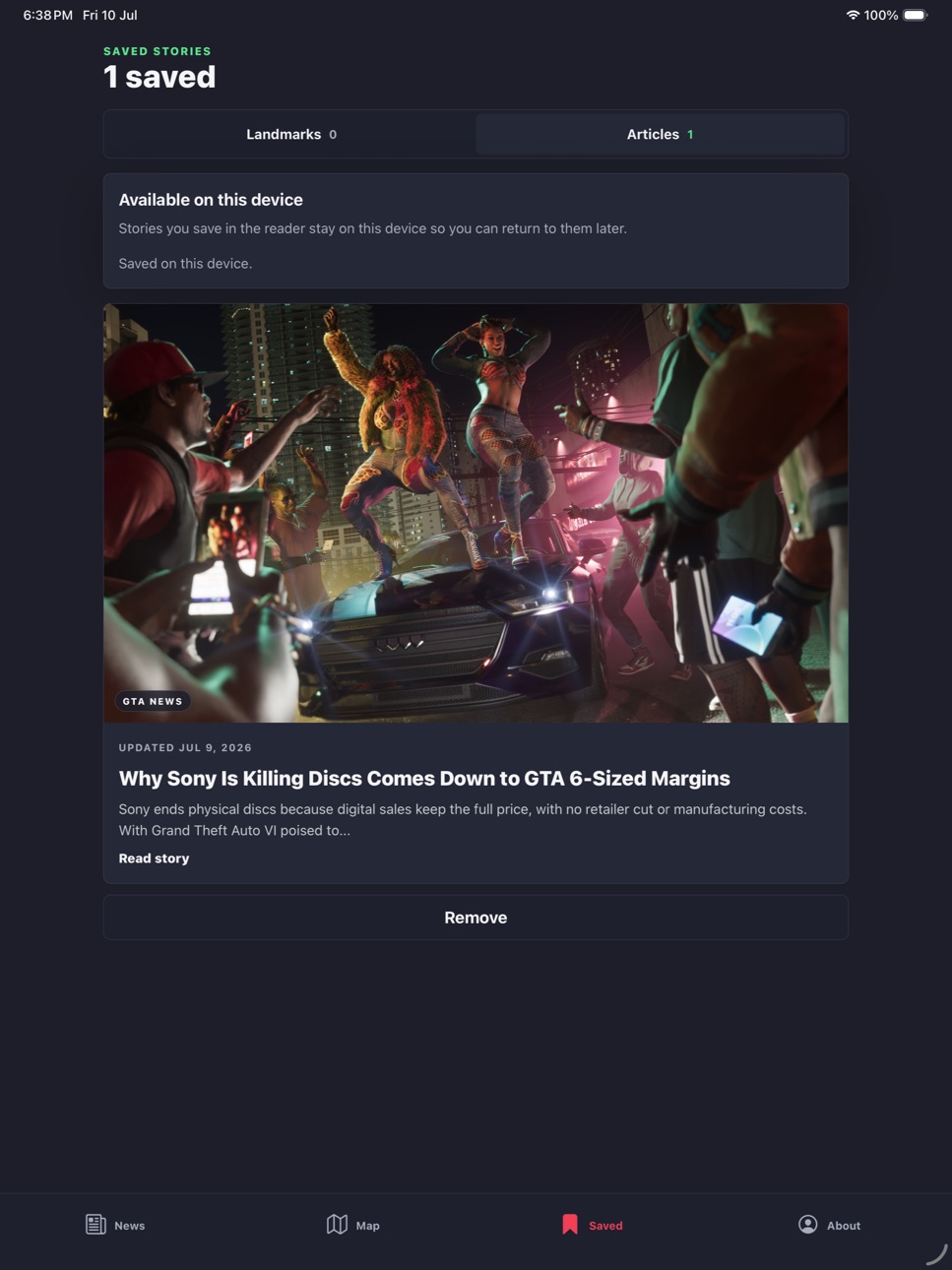 iPad screenshot