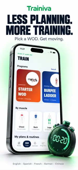 Trainiva: Gym Workout Planner screenshot 1