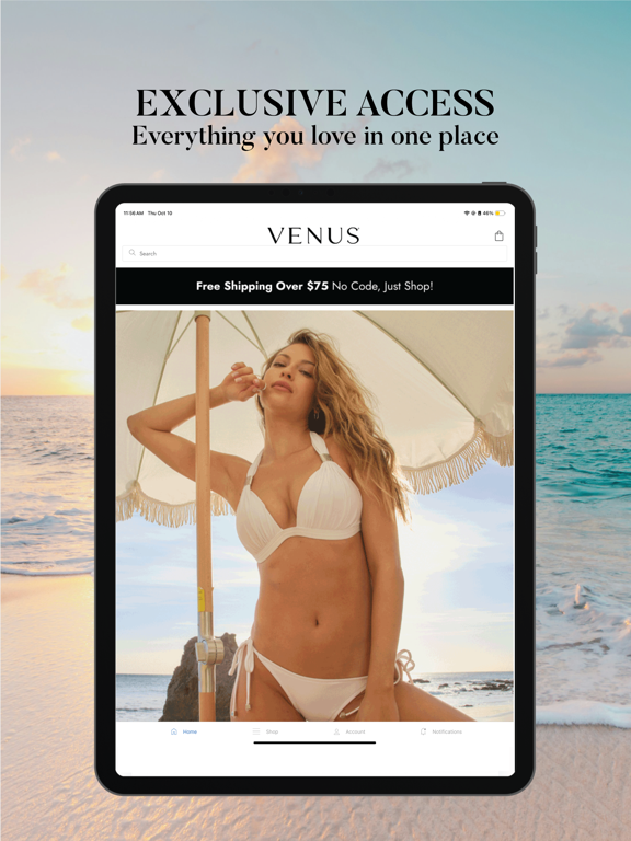 VENUS: Clothing & Swim iPad screenshot 2 - Shopping app