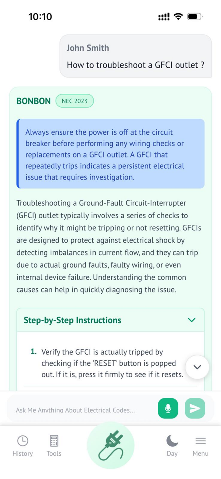 Ask BONBON - NEC Code AI screenshot 6