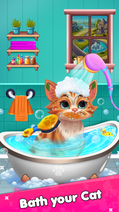Cat Daycare Salon Kitty Game Screenshot