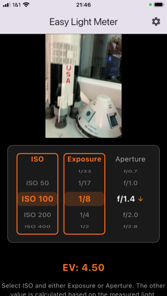 Easy Light Meter screenshot 3