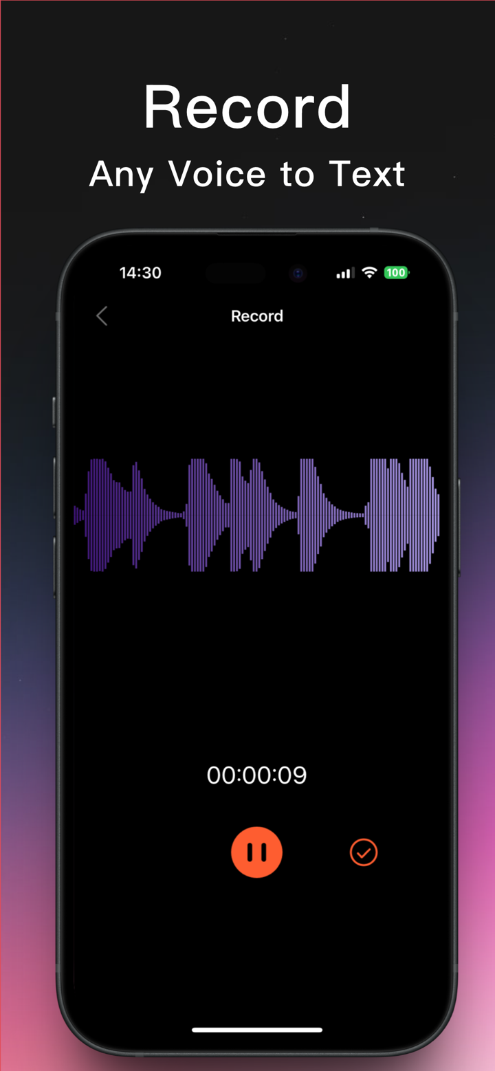 Transcribe - Voice to Text App screenshot 3
