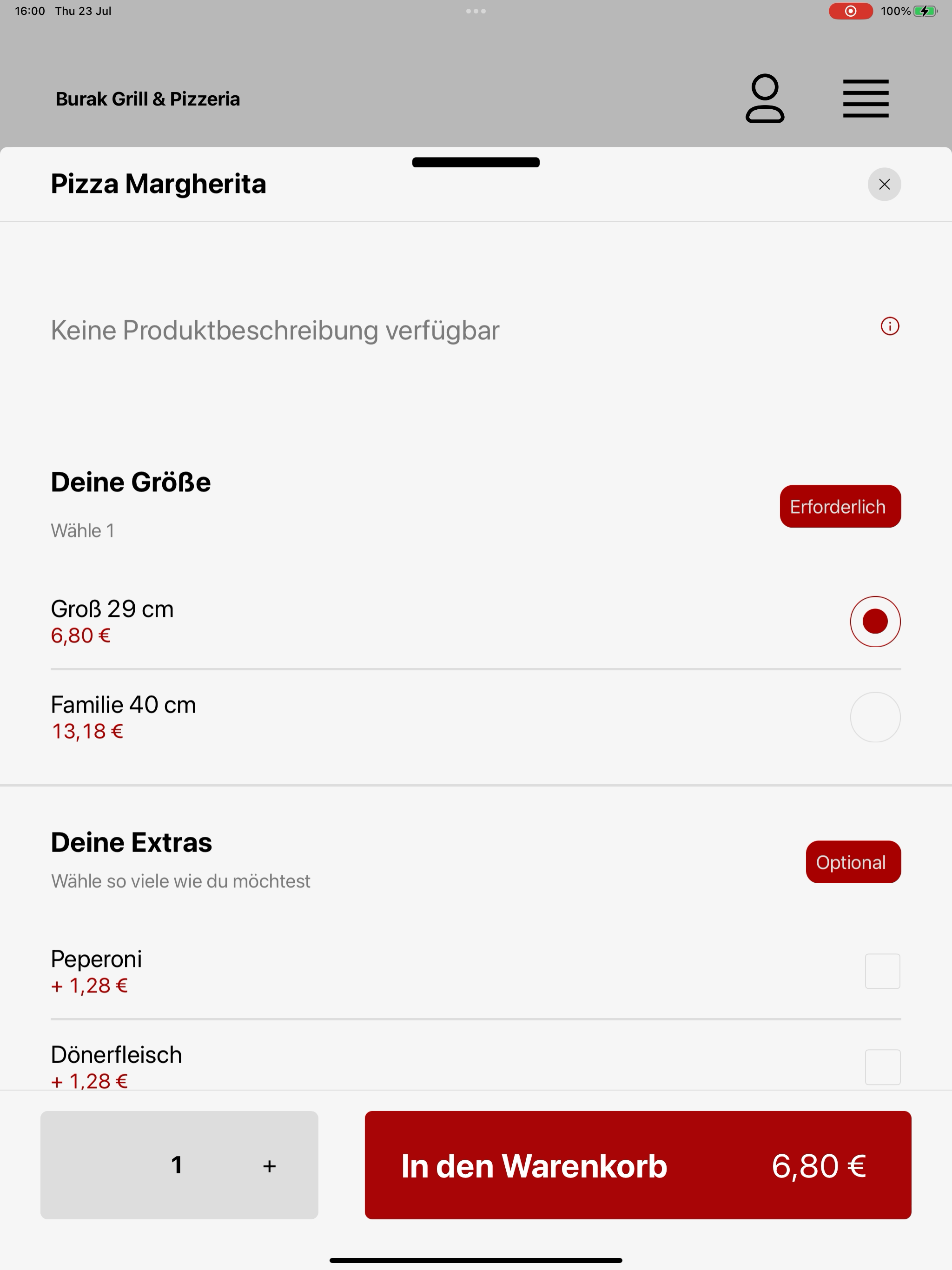 Burak Grill & Pizzeria Duisbur screenshot 15