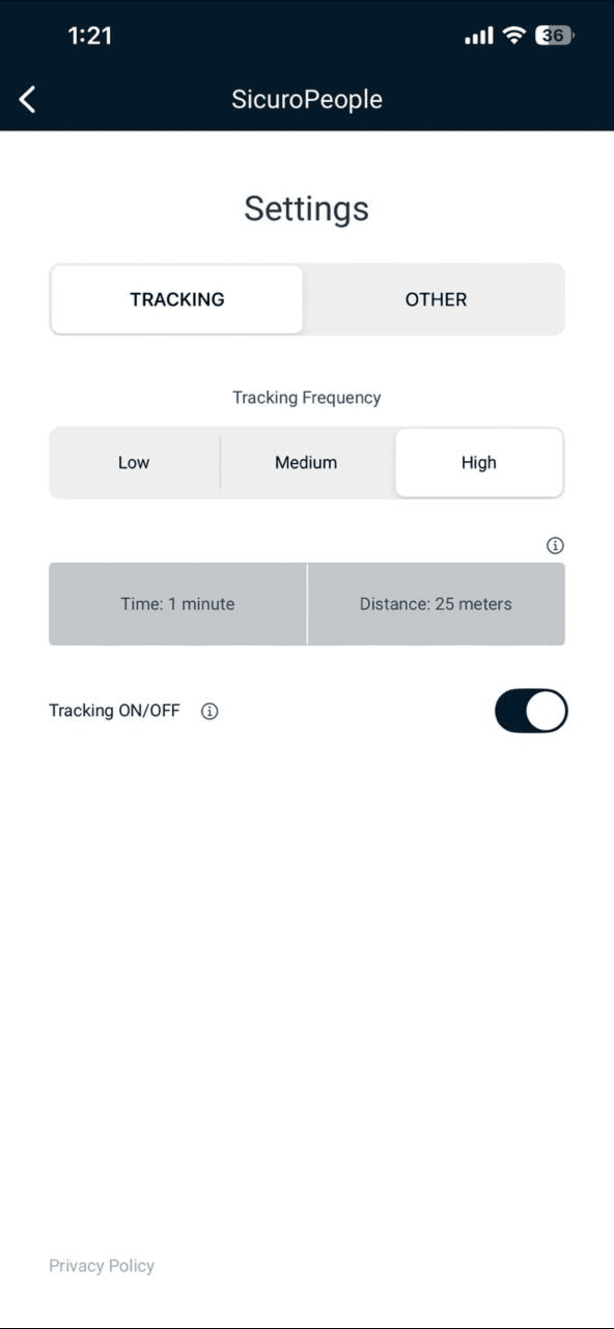 SicuroPeople Tracking