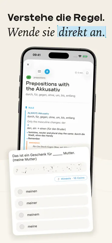 Germanize: Deutsch lernen screenshot 7 of 10