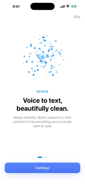 Spokn - Voice Notes screenshot 1