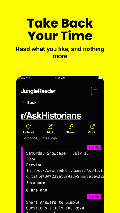 JungleReader Screenshot