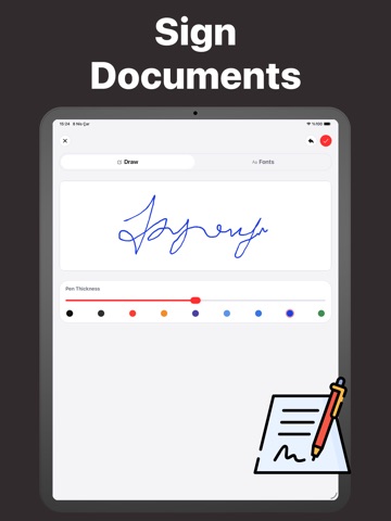 Signature Scanner: Sign PDF iPad screenshot