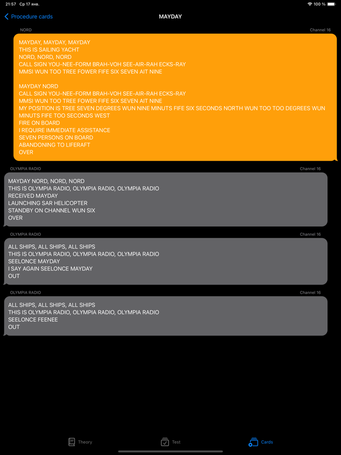 VHF at Sea SRC Radio Operator