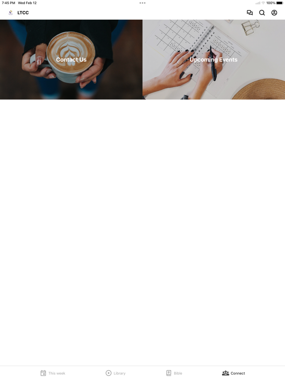 LTCC iPad screenshot