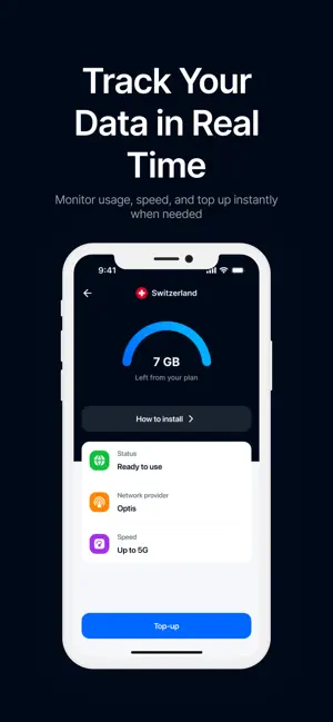 Borderless eSIM screenshot 2