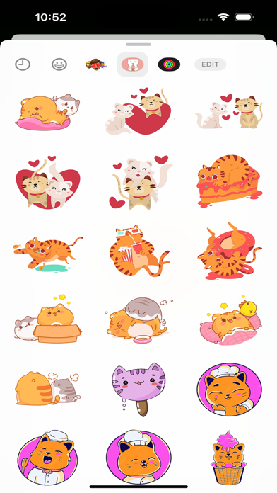 Screenshot #3 pour Mochi Cat Stickers & Emojis