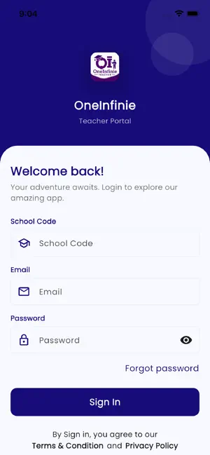OneInfinie Teacher screenshot 1