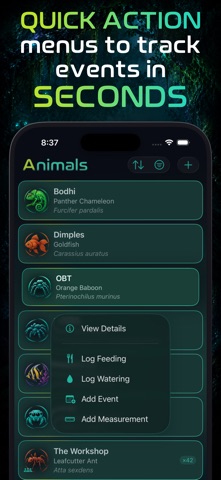 XenoKeeper: Exotic Pet Tracker Screenshot 5 of 6