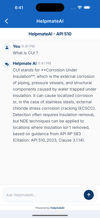 API 510 Helpmate Screenshot 6 of 8