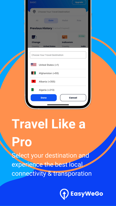 EasyWeGo: eSIM, Ride, Pay! Screenshot