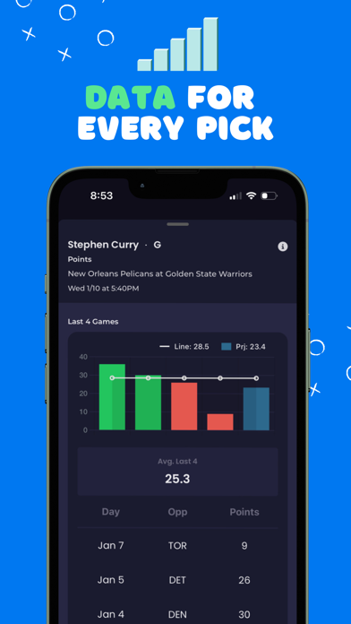 JukePicks - AI Sports Picks Screenshot