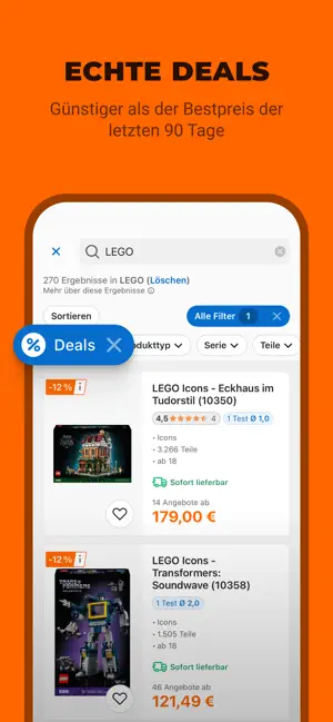 idealo: Preisvergleich Online iPhone screenshot 5