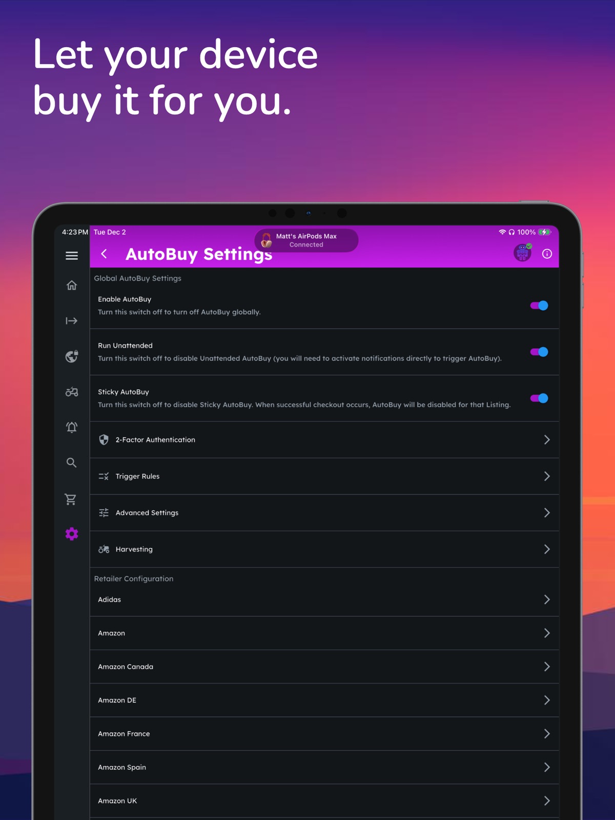 Inventory Bot ipad screenshot 3