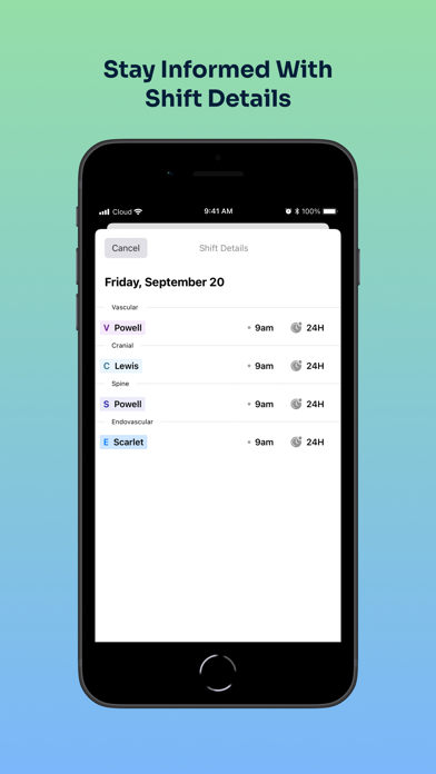 App screenshot