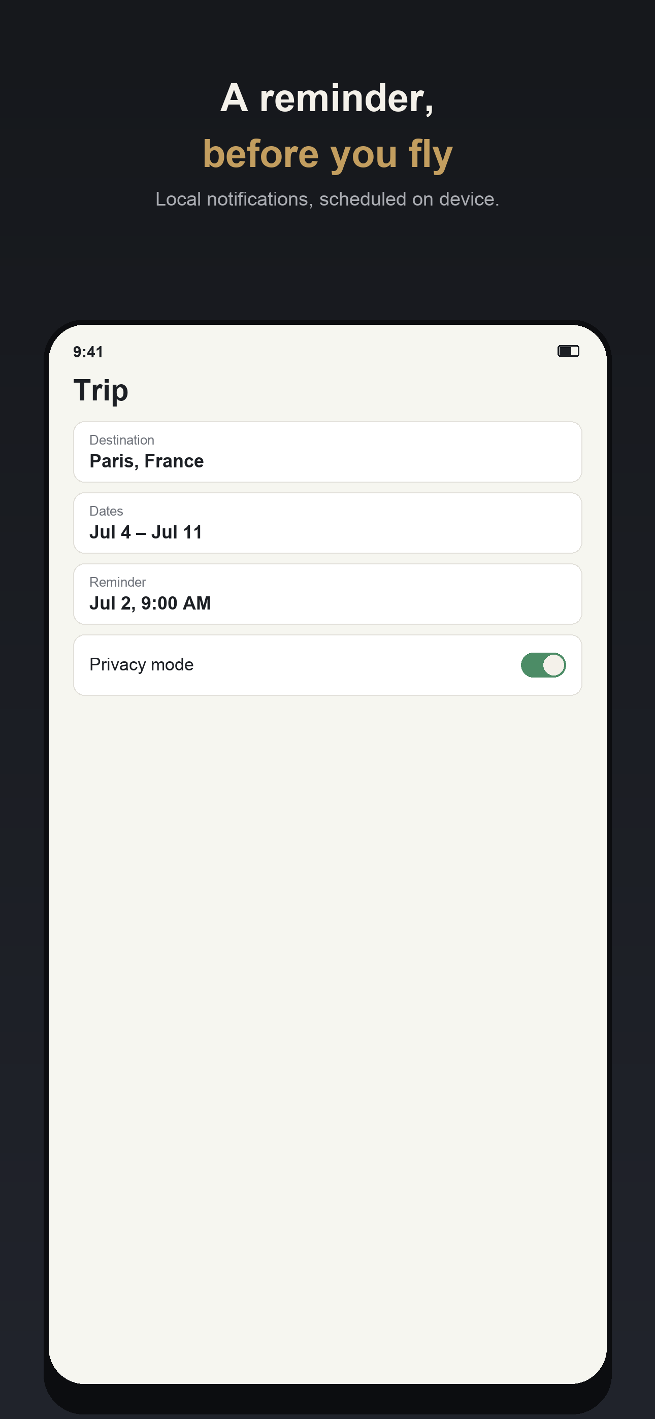 TAME TravelDoc Kit screenshot 4