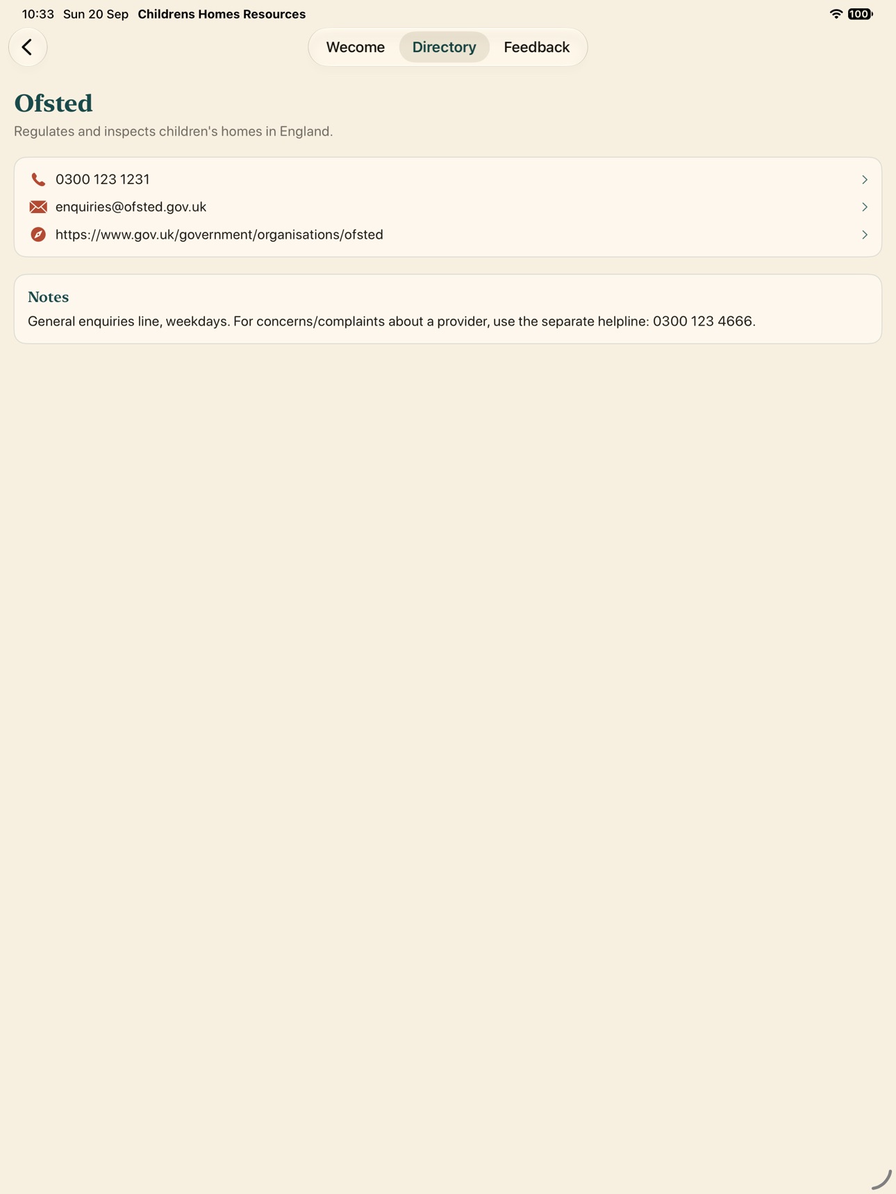 Screenshot 11 of Resources for Childrens Homes