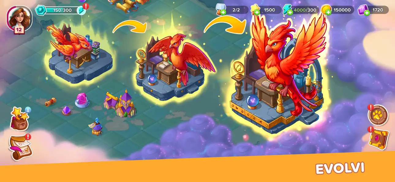 Fable Town: Merge Island magic iOS Mod IPA screenshot 4 - iOS game interface