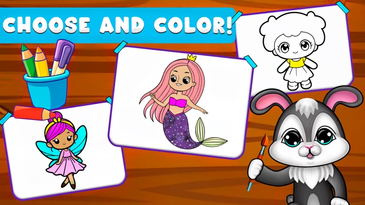 Colouring for kids - Hawkie screenshot-3