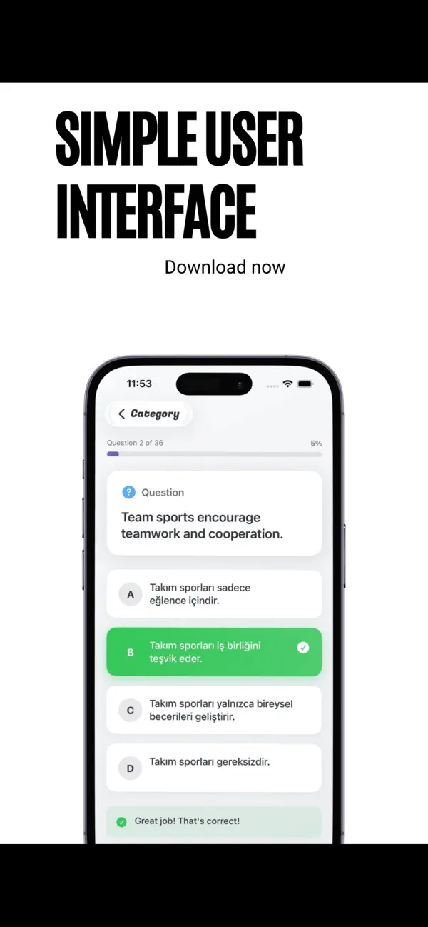 #5. Learn English Words&Sentences (iOS) Tekijänä: Yusuf AYDIN