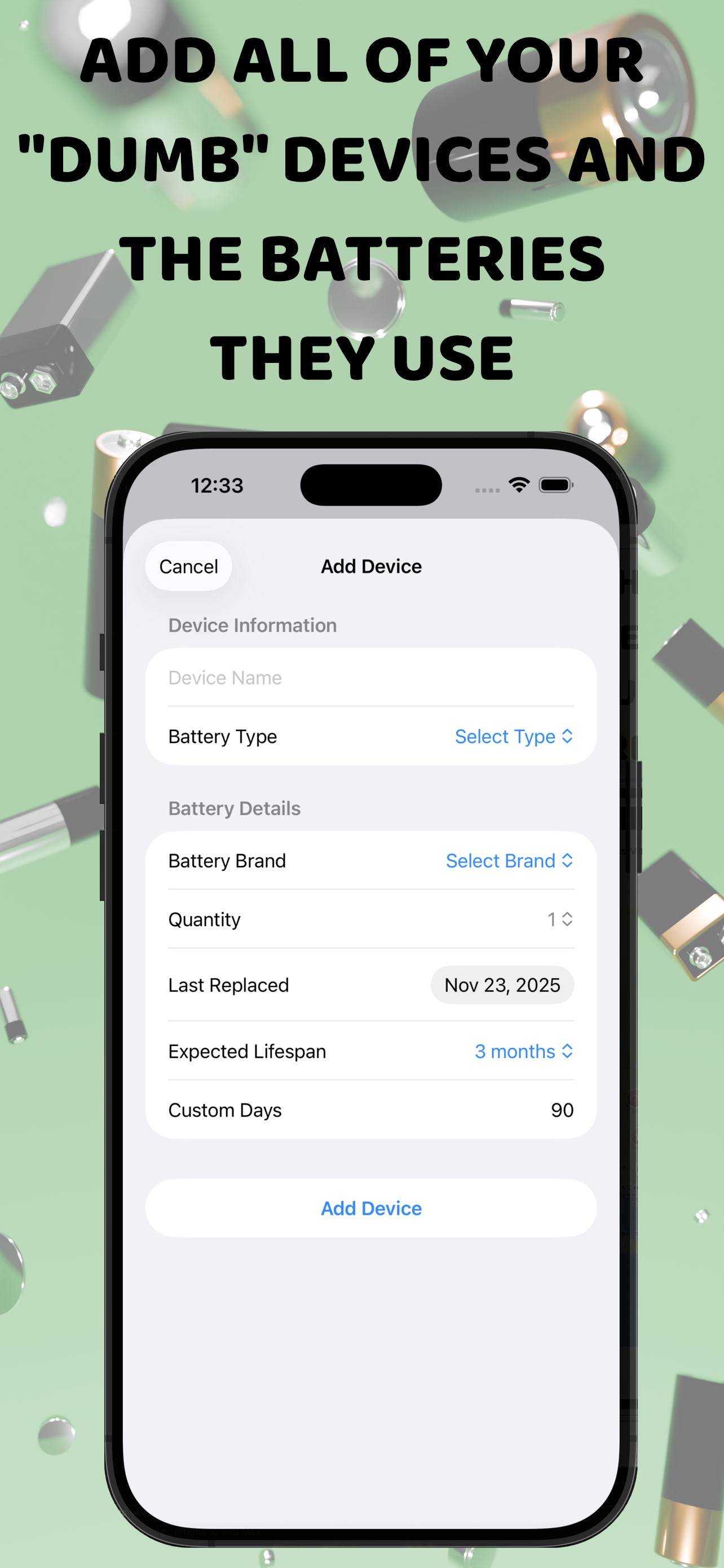 Device Battery Manager