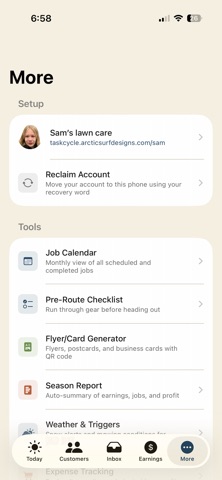 TaskCycle screenshot